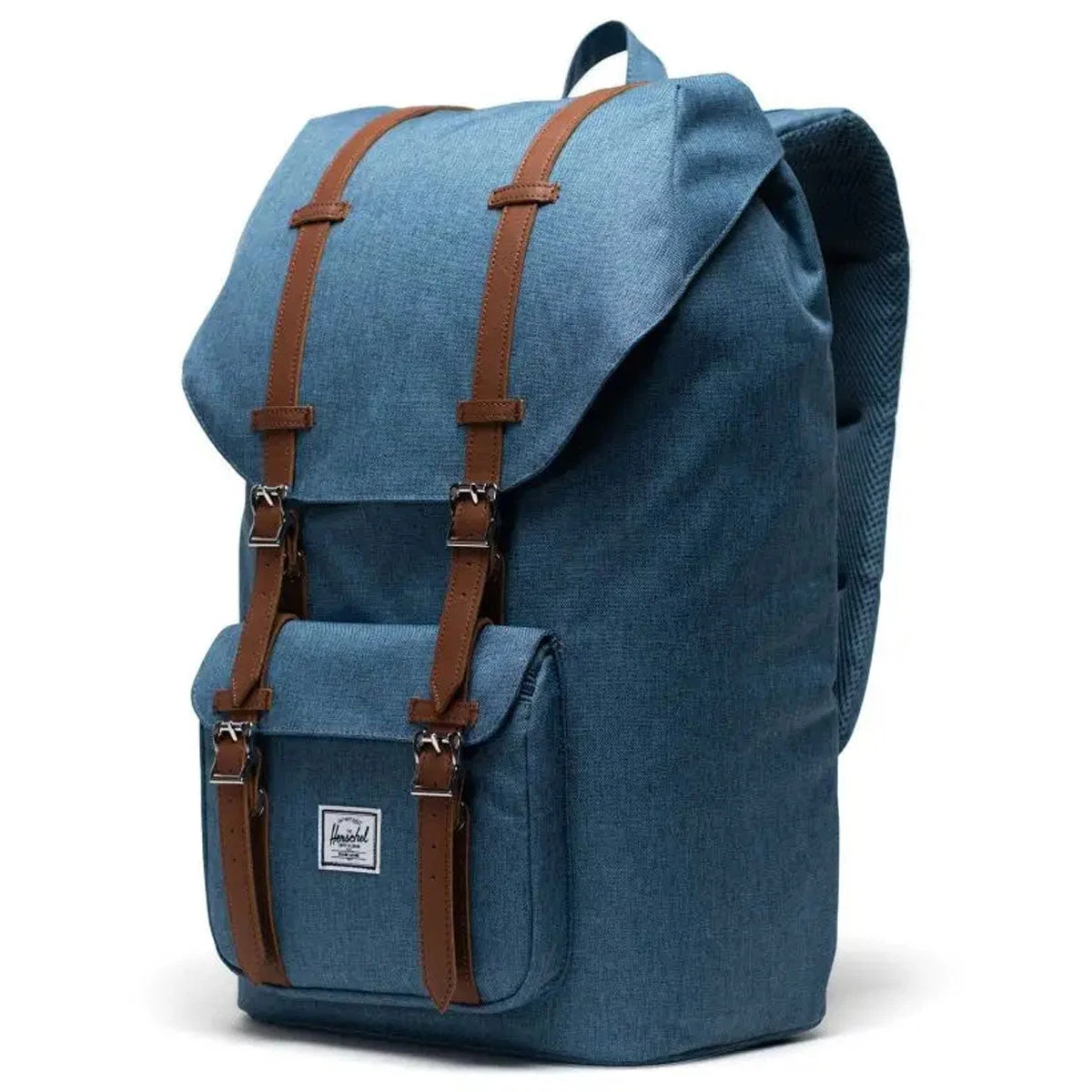 Herschel Supply Herschel Little America Backpack - Copen Blue Crosshatch 3 Herschel Supply Herschel Little America Backpack - Copen Blue Crosshatch - Image 3