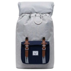 Herschel Supply Little America Mid-Volume Backpack - Light Grey Crosshatch/Peacoat -Everyday Bags Sales Store 828432582174 4