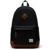 Herschel Supply Heritage Backpack - Black/Tan/Black