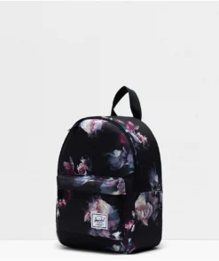 Herschel Supply Co. Classic Gothic Floral Black Mini Backpack -Everyday Bags Sales Store Herschel Supply Co. Classic Gothic Floral Black Mini Backpack 348675 alt1 US