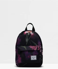 Herschel Supply Co. Classic Iris Watercolor Black Mini Backpack