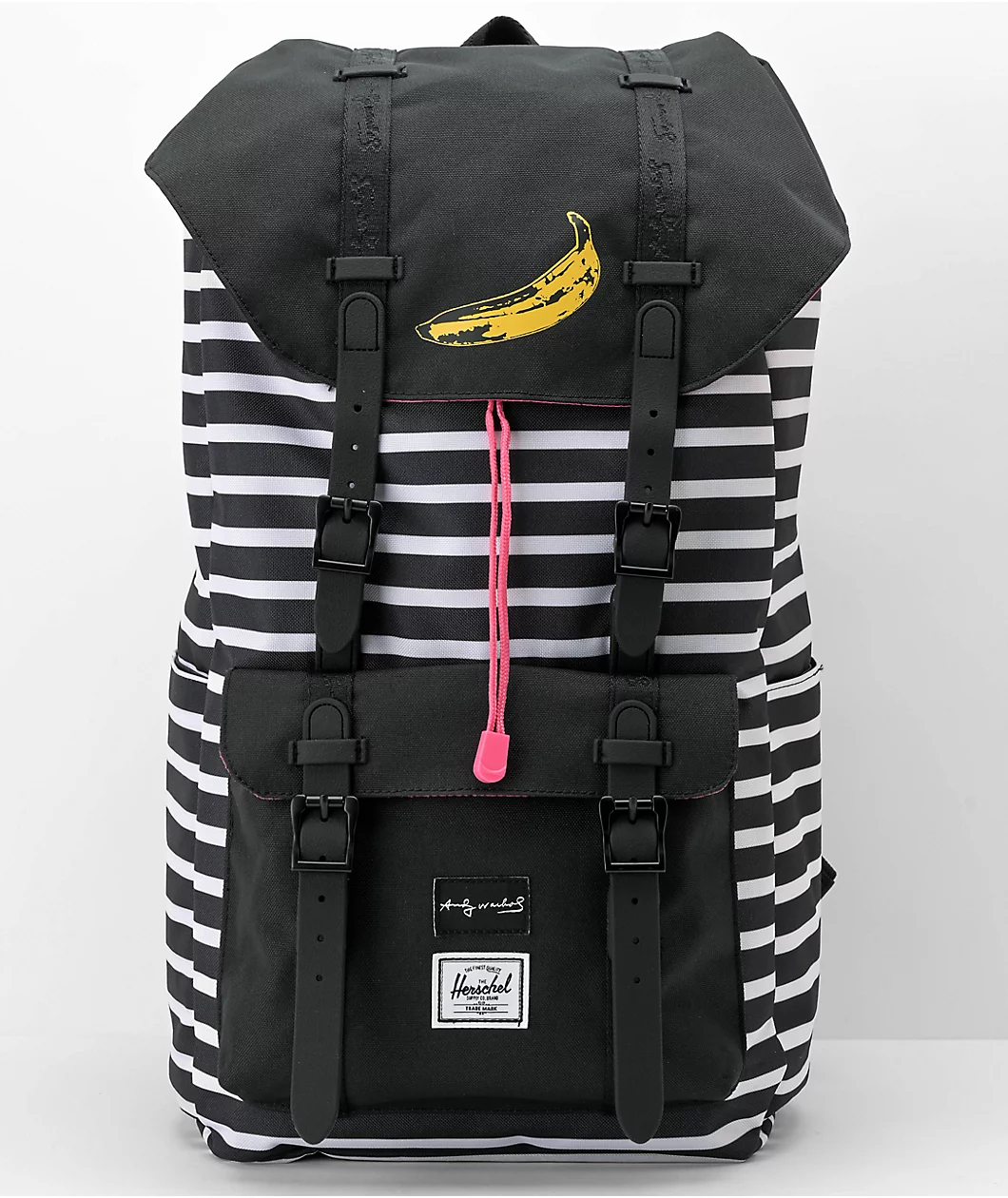 Herschel Supply Co. X Andy Warhol Banana Little America Backpack 1 Herschel Supply Co. X Andy Warhol Banana Little America Backpack